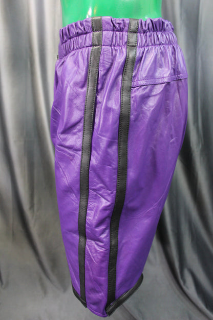 Basketball Shorts in Purple and Black - view 7