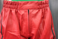 Basketball Shorts in Red and Black - front view