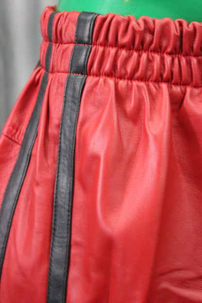 Basketball Shorts in Red and Black - view 3