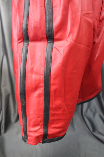 Basketball Shorts in Red and Black - view 5