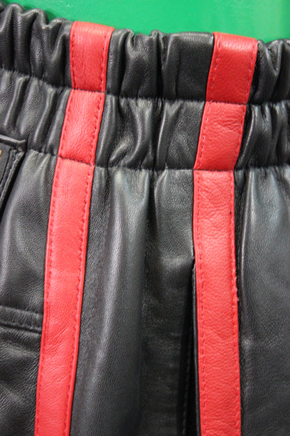 Basketball Shorts in Black and Red - view 3