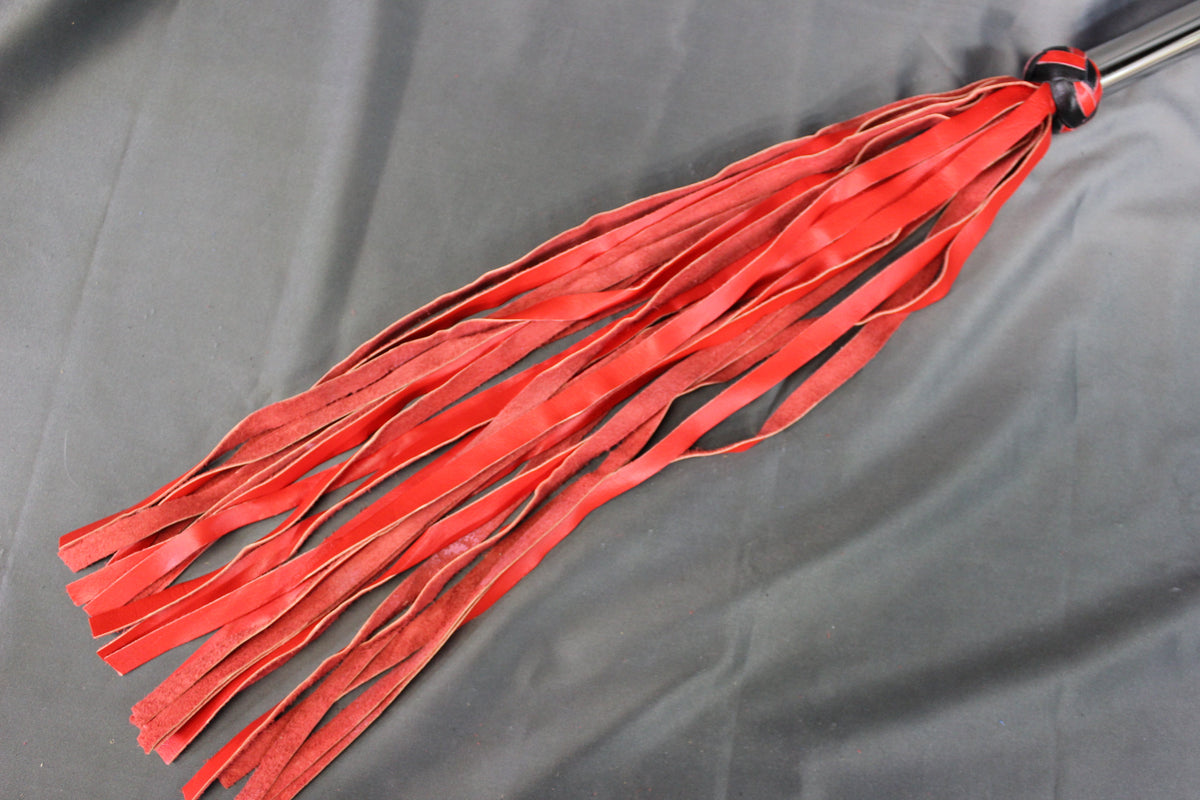 Polished Metal Handle Floggers - view 2 (2)