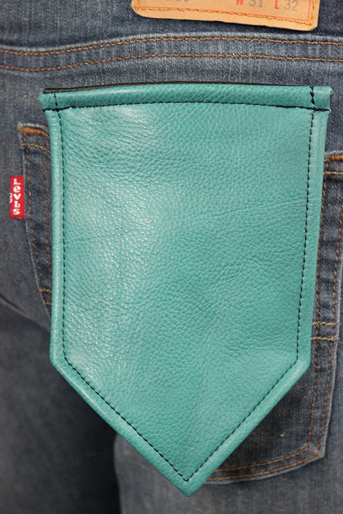 Colored Leather Pocket Flag - view 5