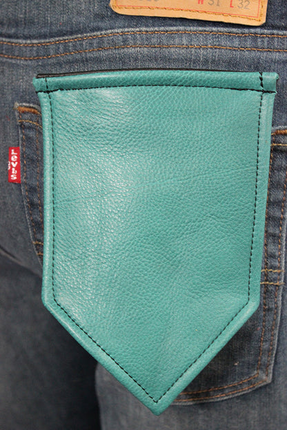 Colored Leather Pocket Flag - view 5