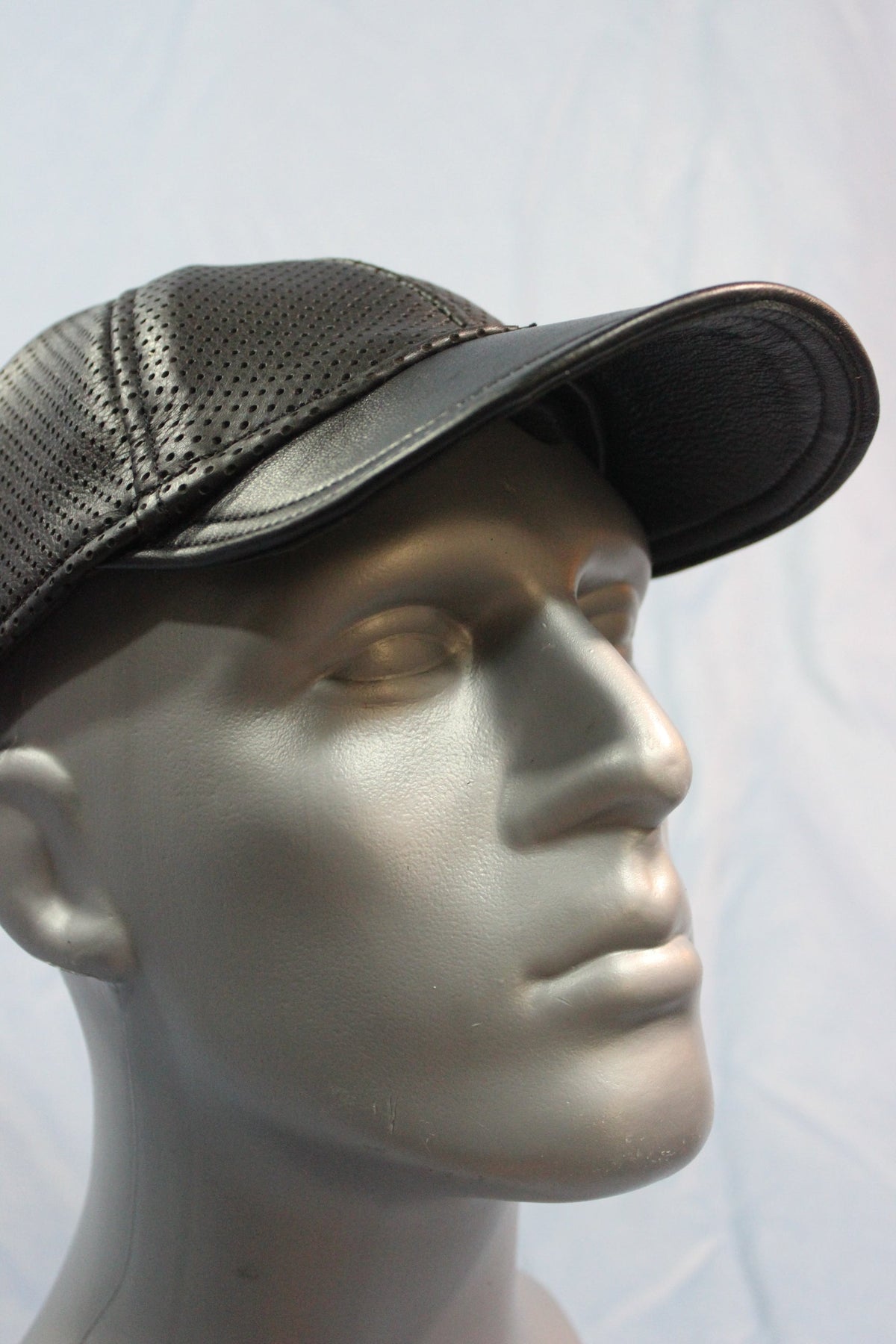 Perforated Leather Baseball Cap - view 2