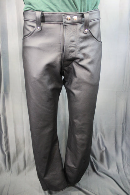 Classic Leather Pants - view 2