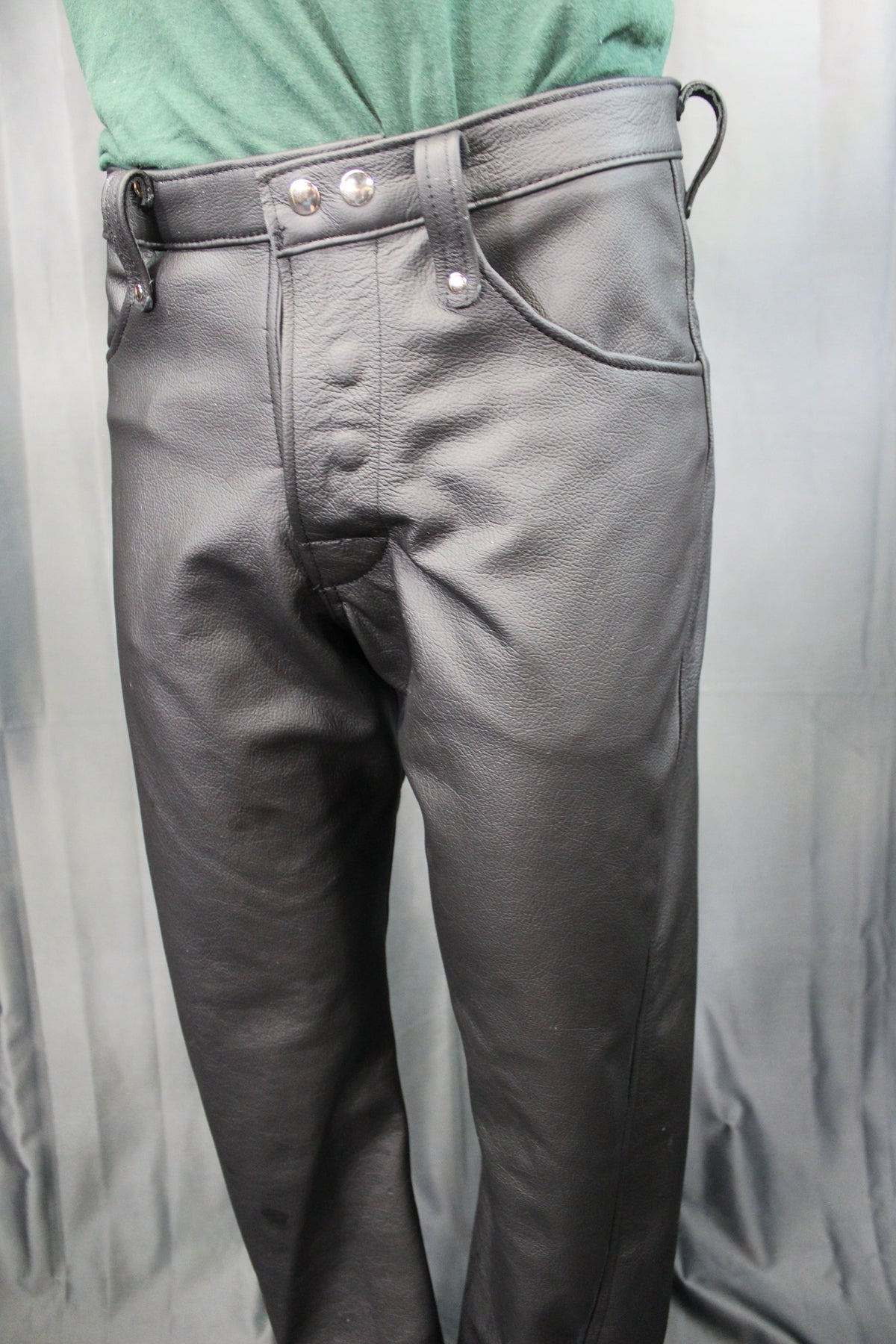 Classic Leather Pants - front view