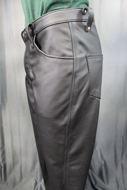 Classic Leather Pants - view 3