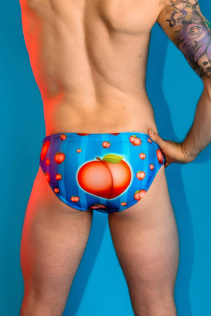"PEACHY" Swim Brief | MEN SWIMWEAR | TOM OF FINLAND | OUTFAIR | OUTFAIR