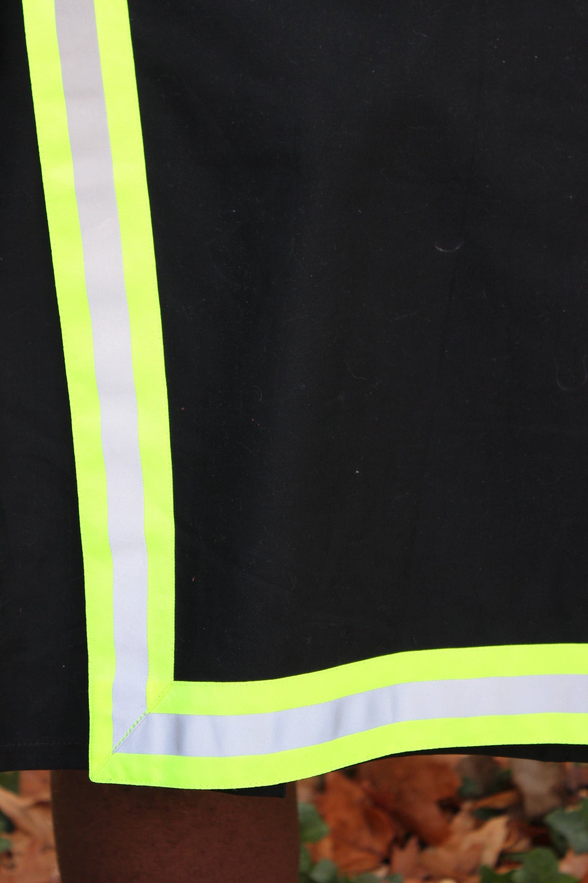Firefighter Kilt in Black and Florescent Green - view 3