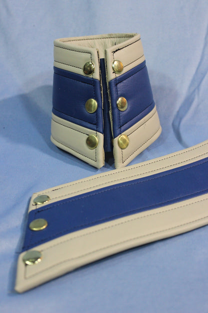 White and Blue Bracers - view 5