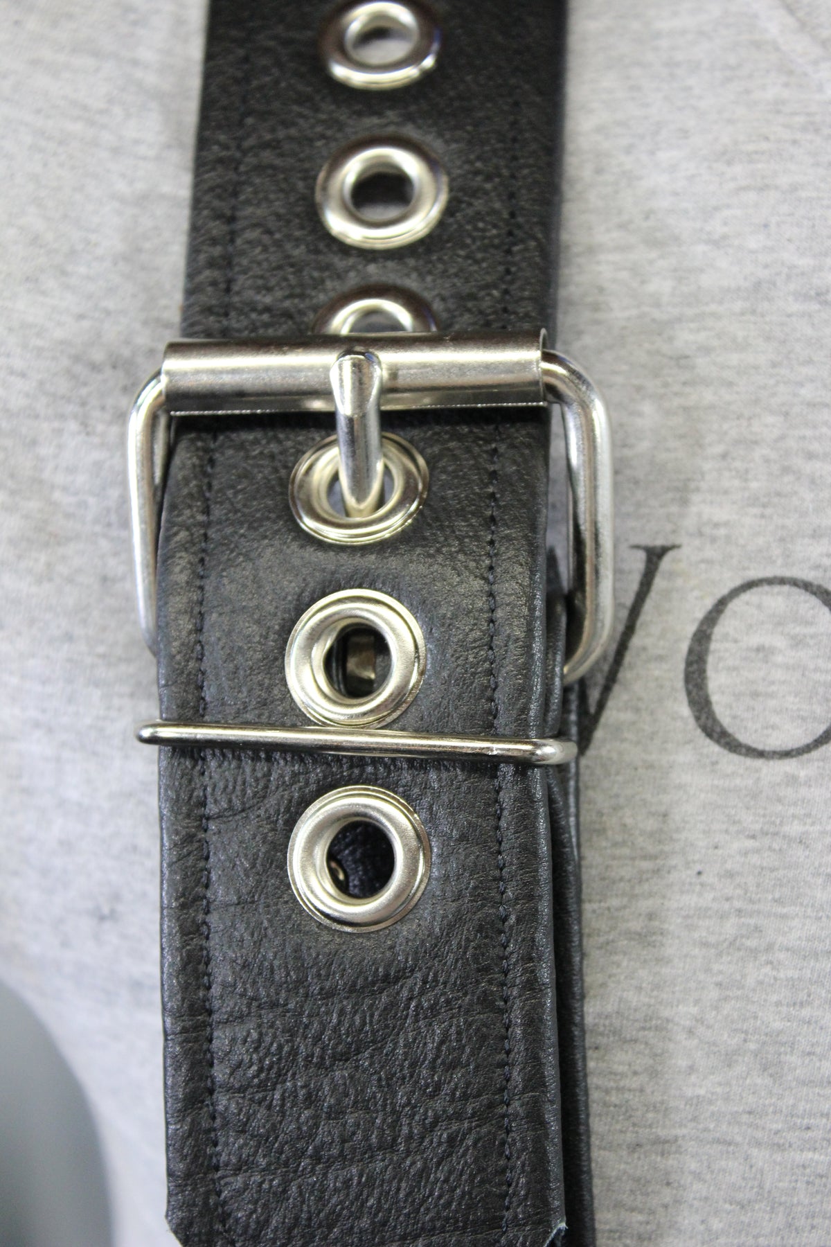 Our Back to Basics Black DOUBLE WIDE Convertable Leather Suspenders! - view 16