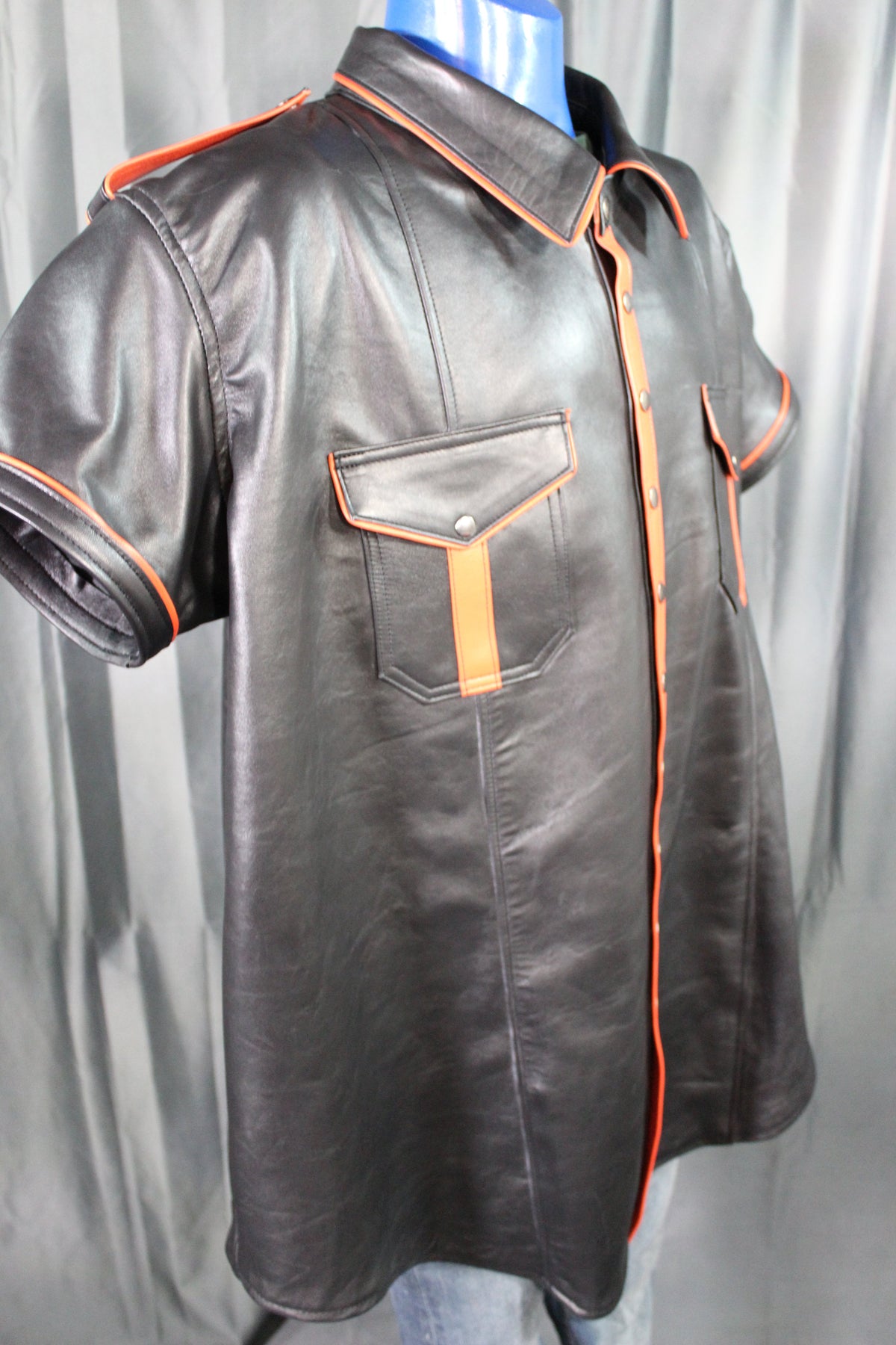 Formal Leather Dress Shirt - view 4