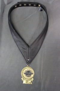 Medallion Lanyard with snaps in back - front view