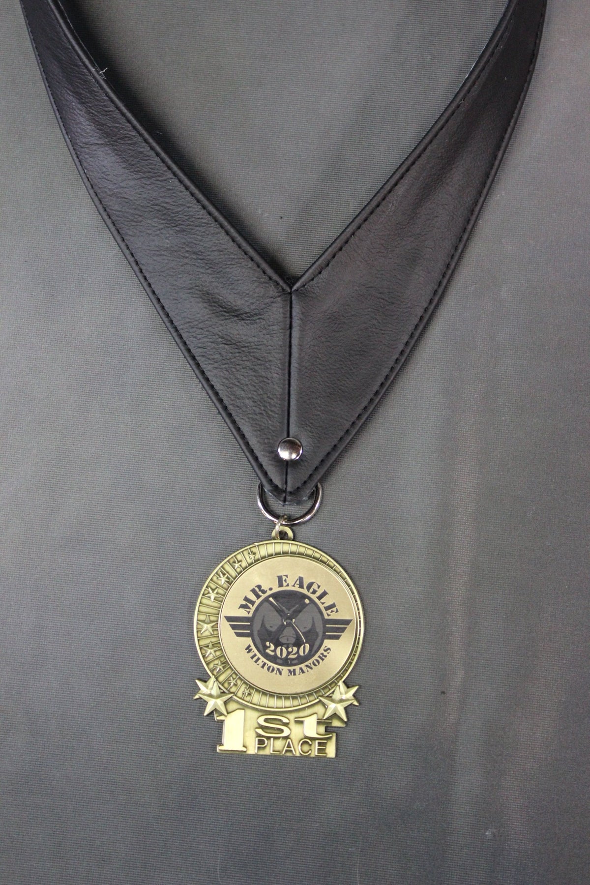 Medallion Lanyard with snaps in back - view 2