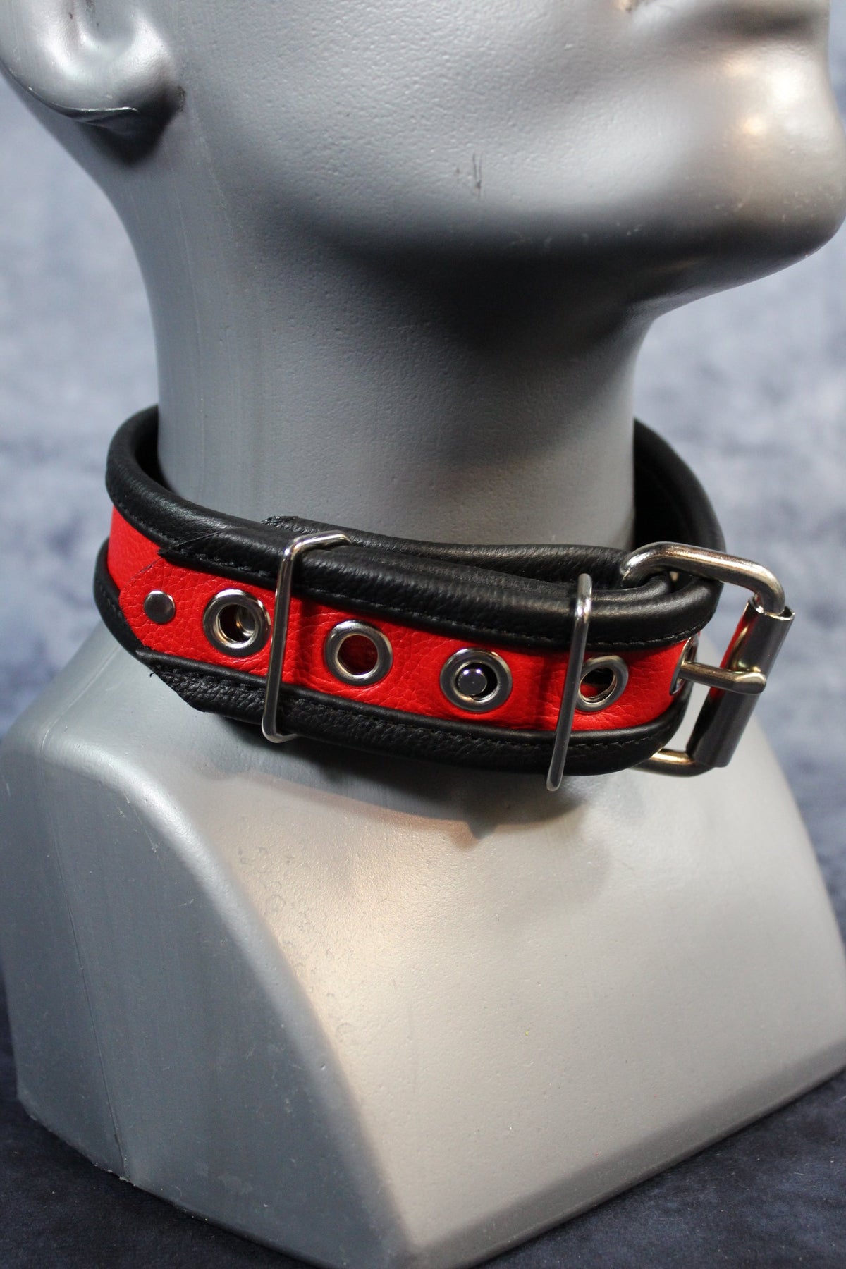 Locking Two-Tone Collar - Recessed Stripe Construction - view 3