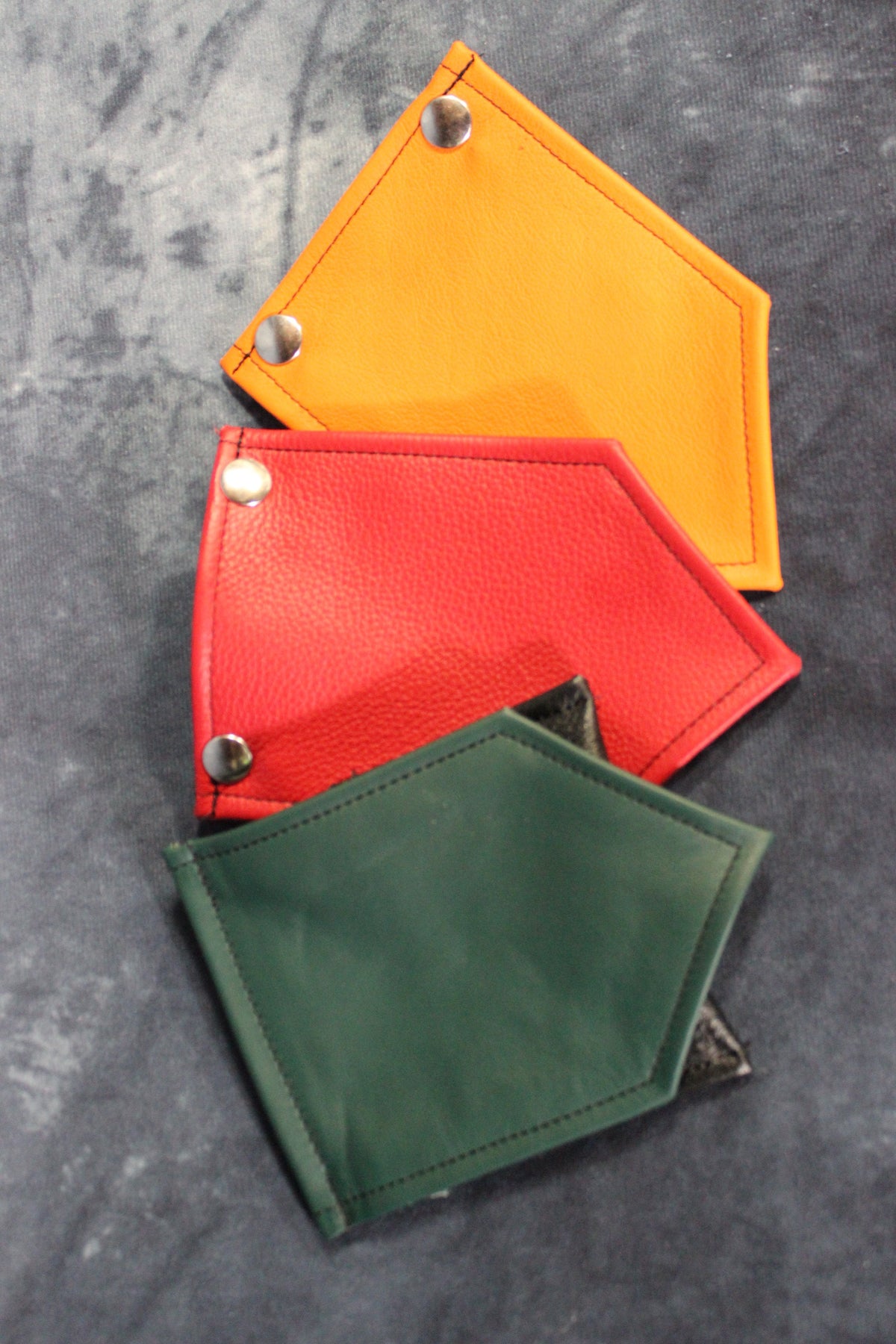 Interchangeable Layered Leather Pocket Flag - view 8
