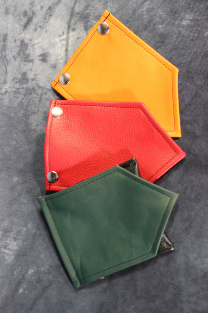 Interchangeable Layered Leather Pocket Flag - view 8