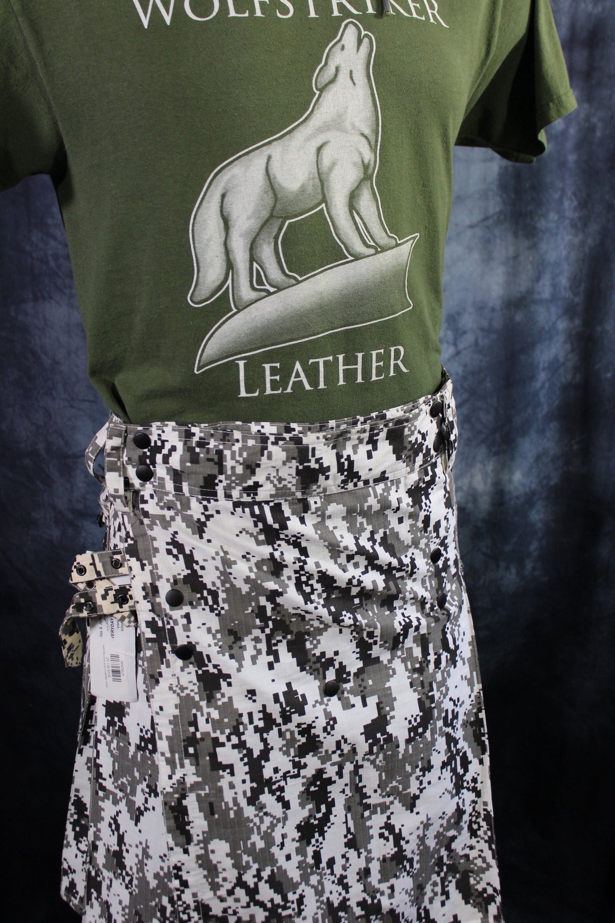 Classic KiltedBros Kilt in Arctic DigiCamo - view 2