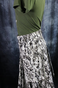 Classic KiltedBros Kilt in Arctic DigiCamo - front view