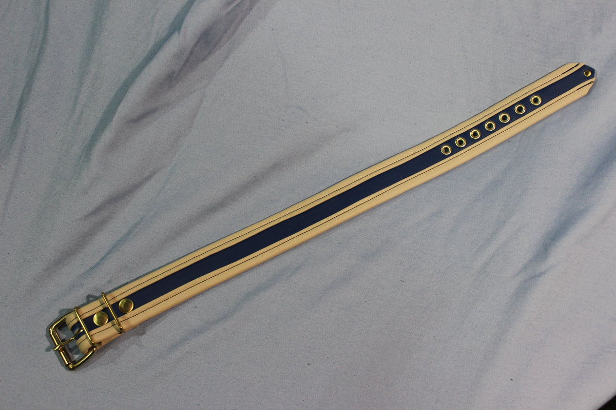 Two Toned Armbands (Blue with White Edging) - view 3