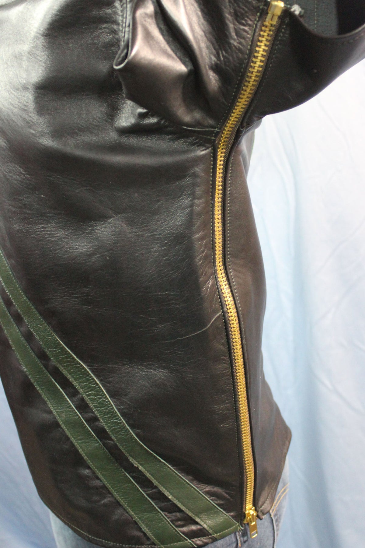 Leather Polo Shirt - view 5