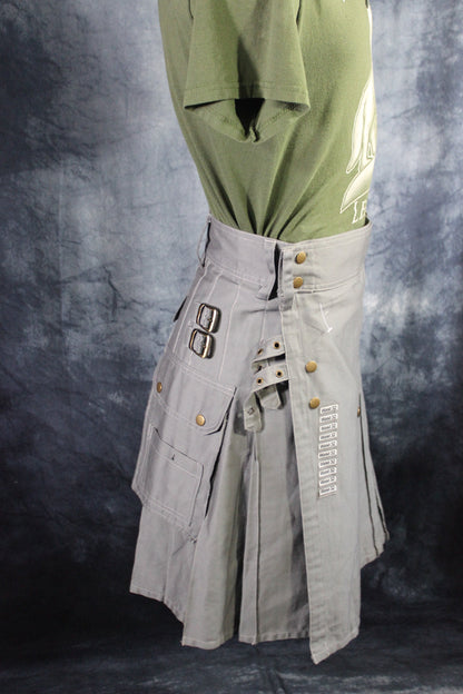 Classic KiltedBros Kilt in Grey - view 2