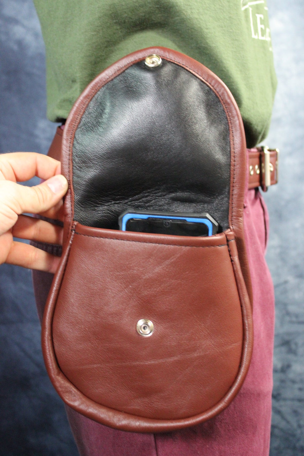 Leather Belt Pouch - view 7