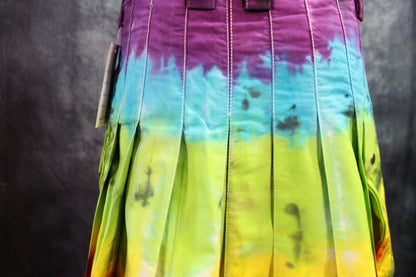 PRIDE Tie-Dye Kilt by Kilted Bros - view 6