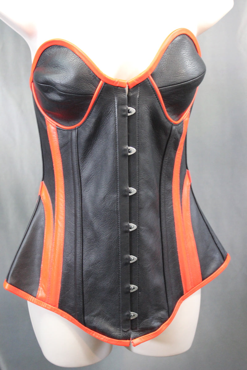 Cyber Leather Corset by The Otter and The Fox - view 3