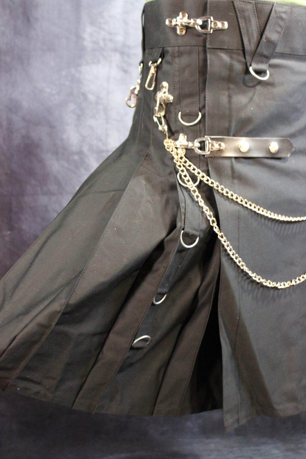 Goth Utility Kilt by Kilted Bros - view 2