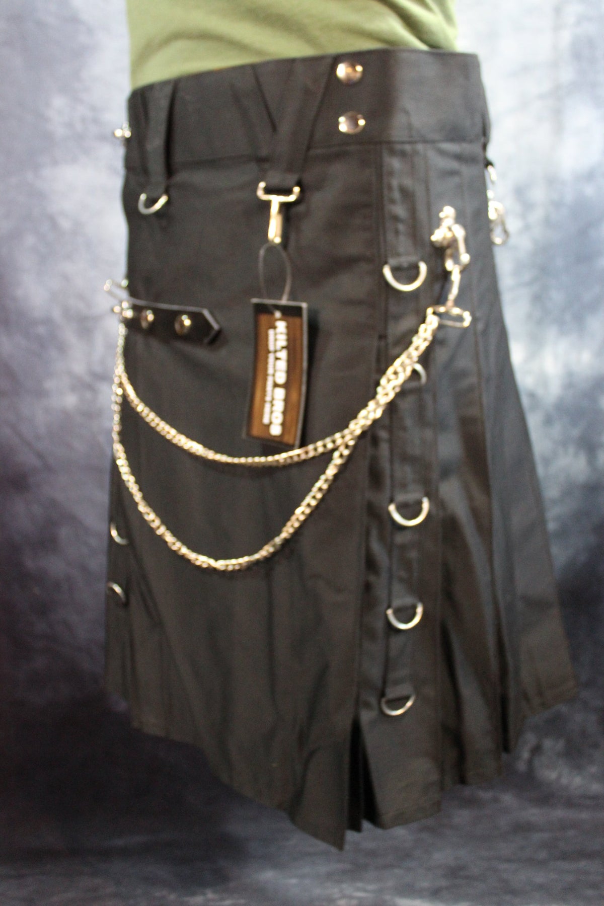 Goth Utility Kilt by Kilted Bros - view 3