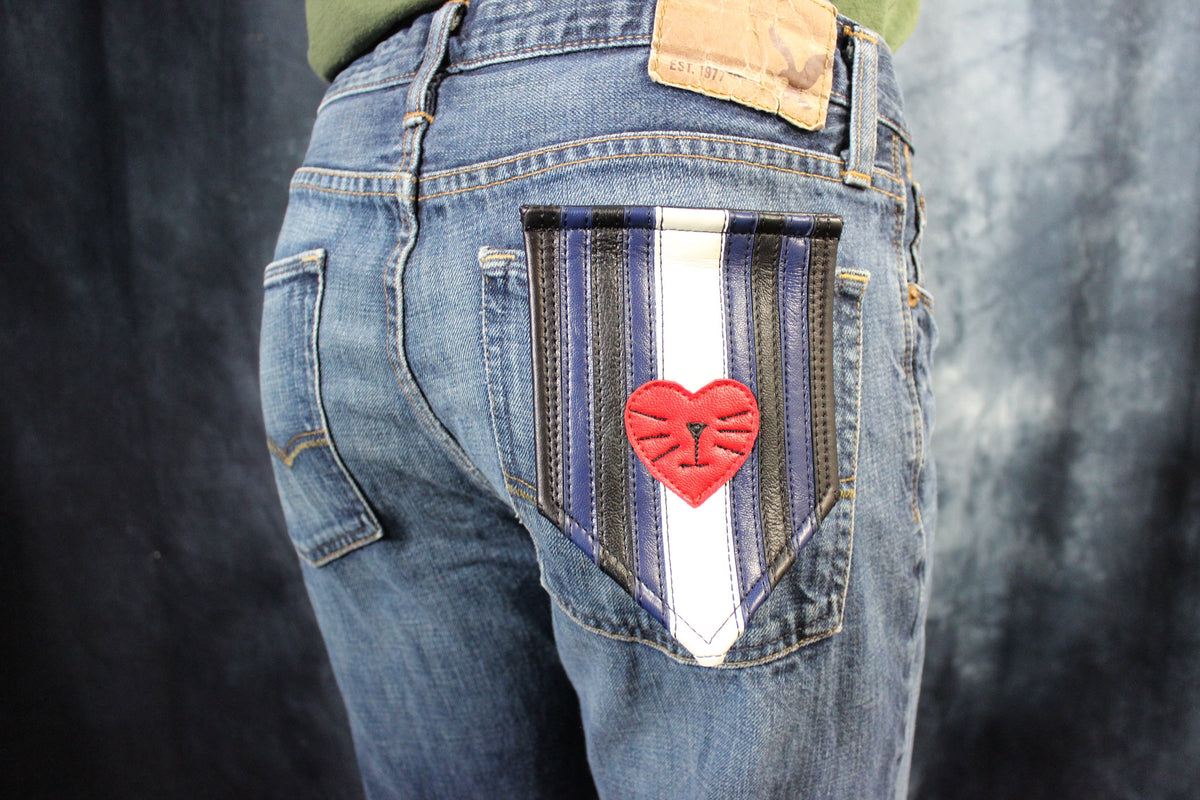 Leather Kitten Pocket Flag - view 5