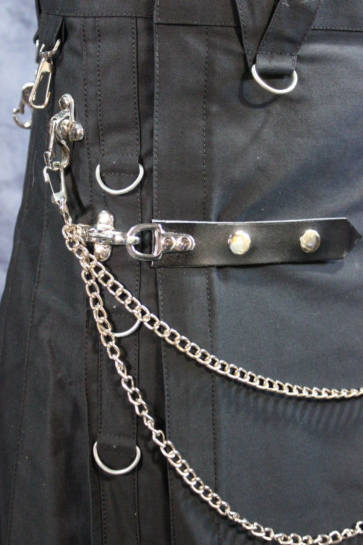 Goth Utility Kilt by Kilted Bros - view 5