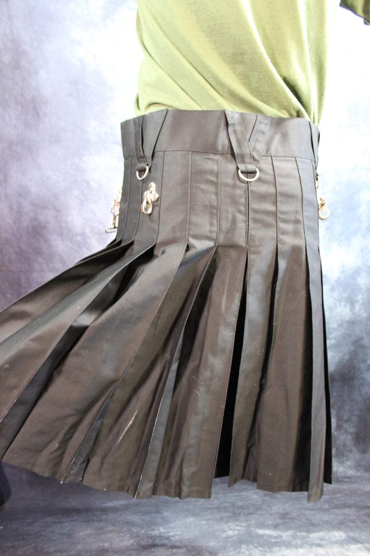 Goth Utility Kilt by Kilted Bros - view 8