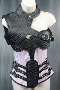 Corset with Armor Bolero by The Otter and The Fox - front view
