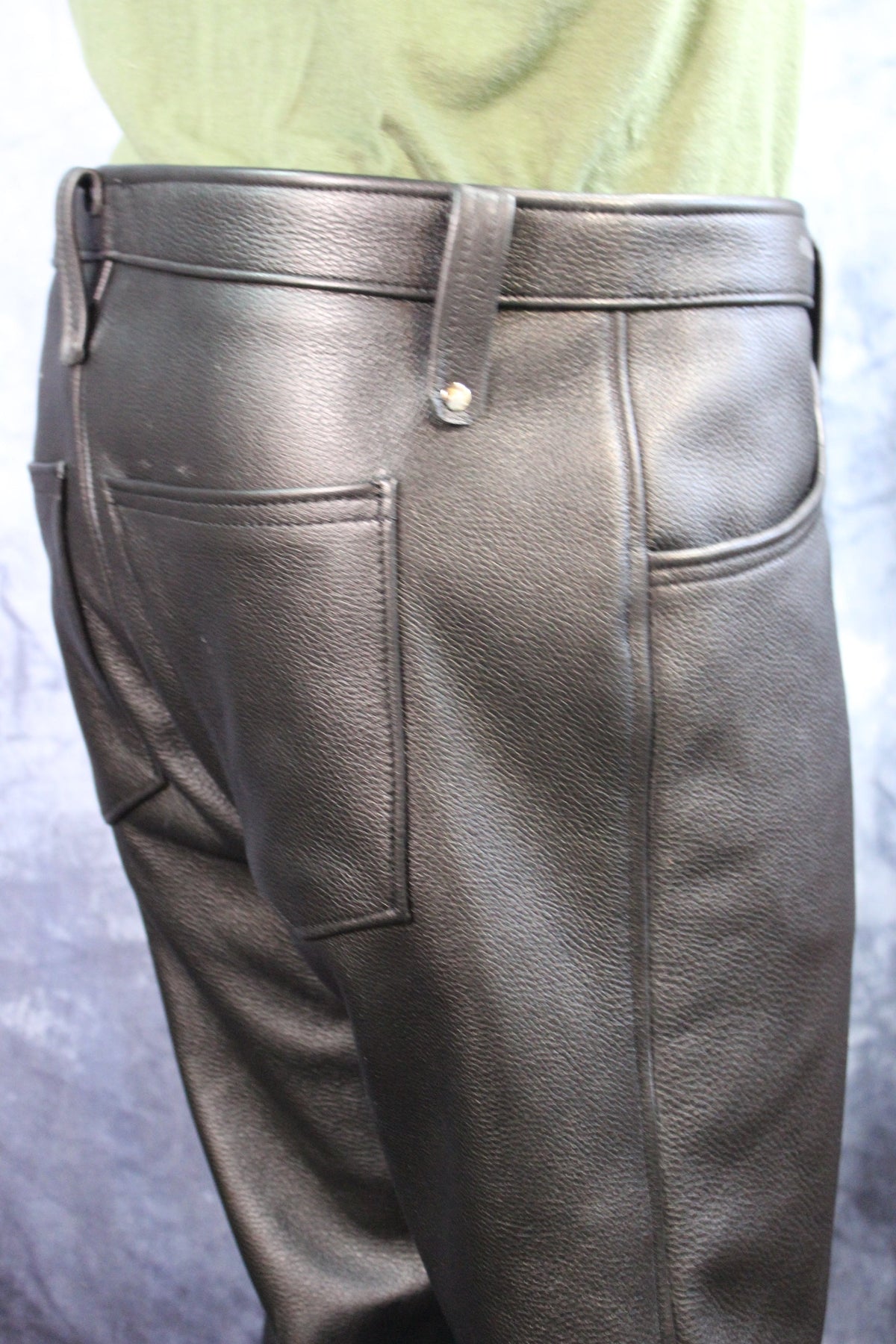 Front Access Leather Pants - view 17