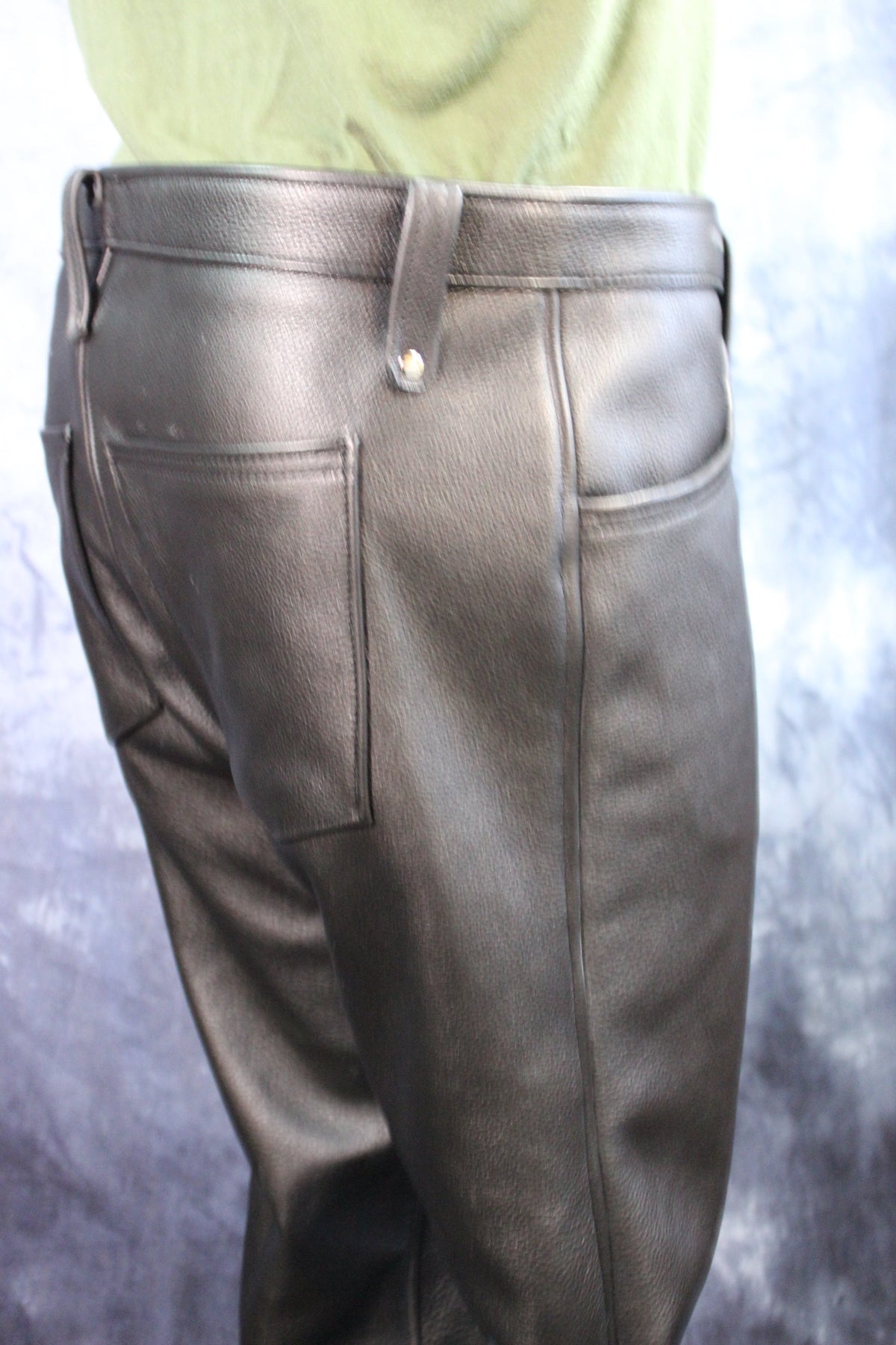 Front Access Leather Pants - view 18