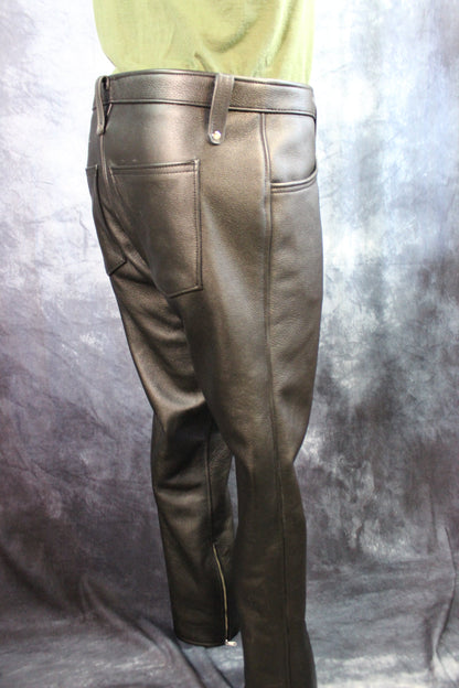 Front Access Leather Pants - view 20