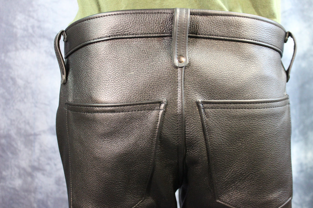 Front Access Leather Pants - view 21