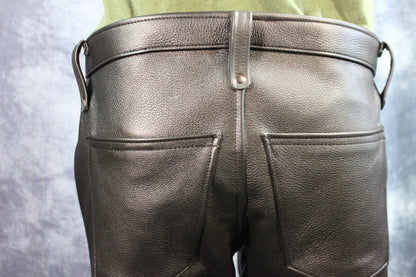 Front Access Leather Pants - view 21