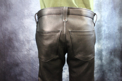 Front Access Leather Pants - view 23