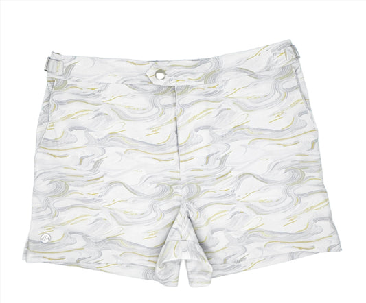 The Restless Swim Shorts - Carrara Marble