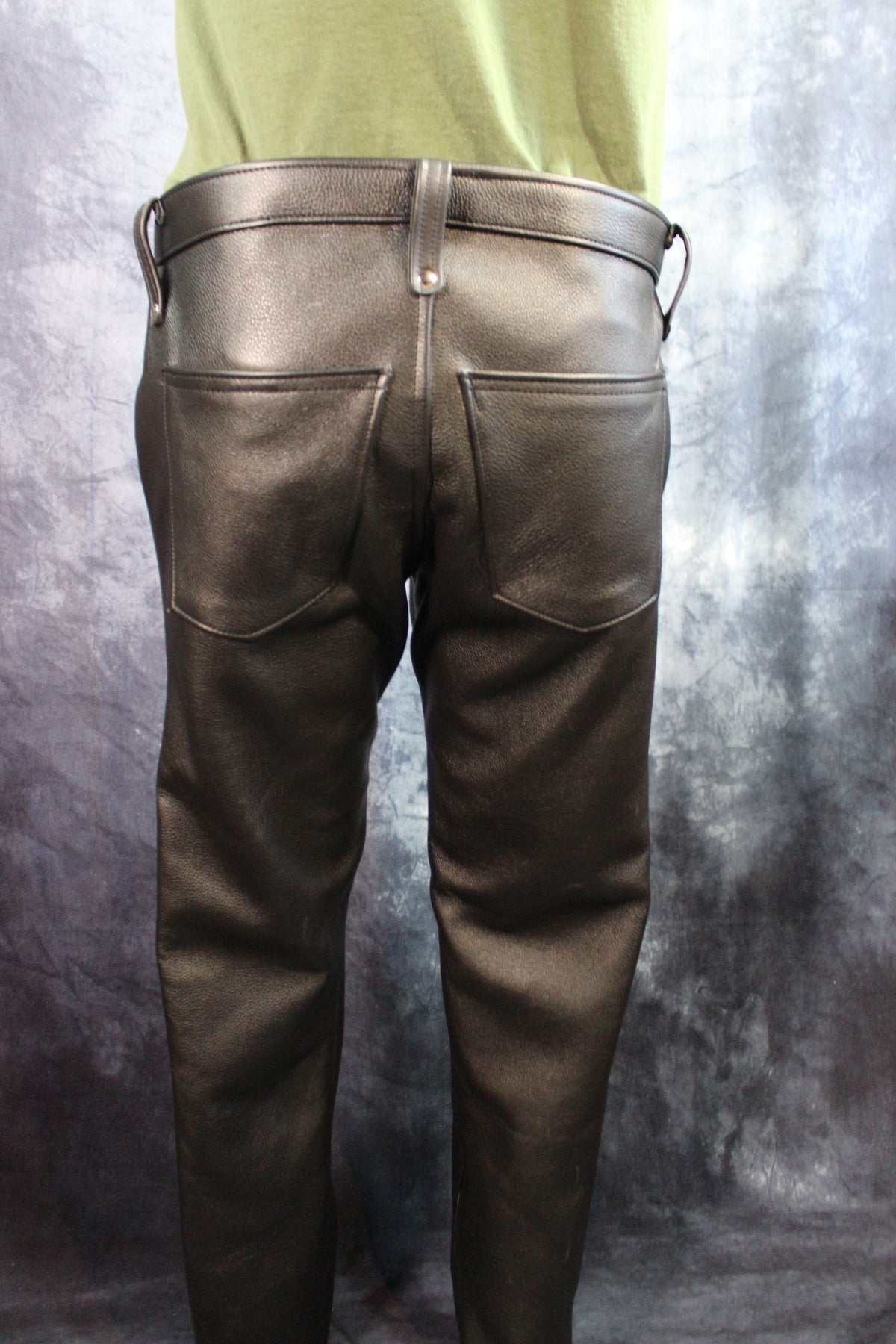 Front Access Leather Pants - view 24