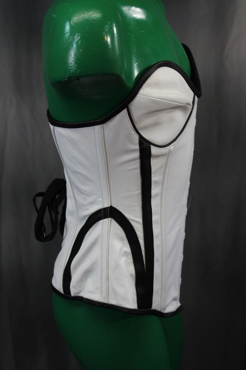Cyber Leather Corset by The Otter and The Fox - view 12
