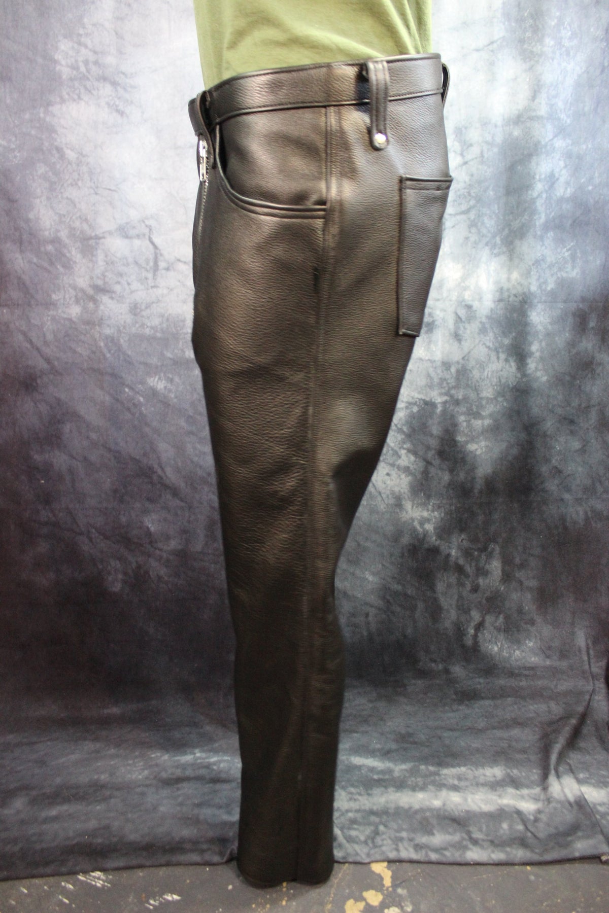 Front Access Leather Pants - view 27