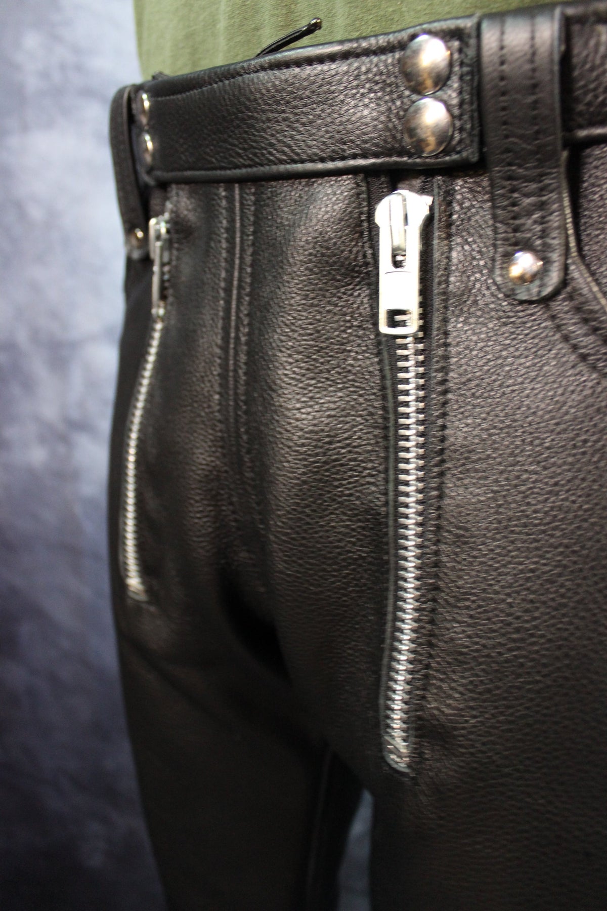 Front Access Leather Pants - view 35