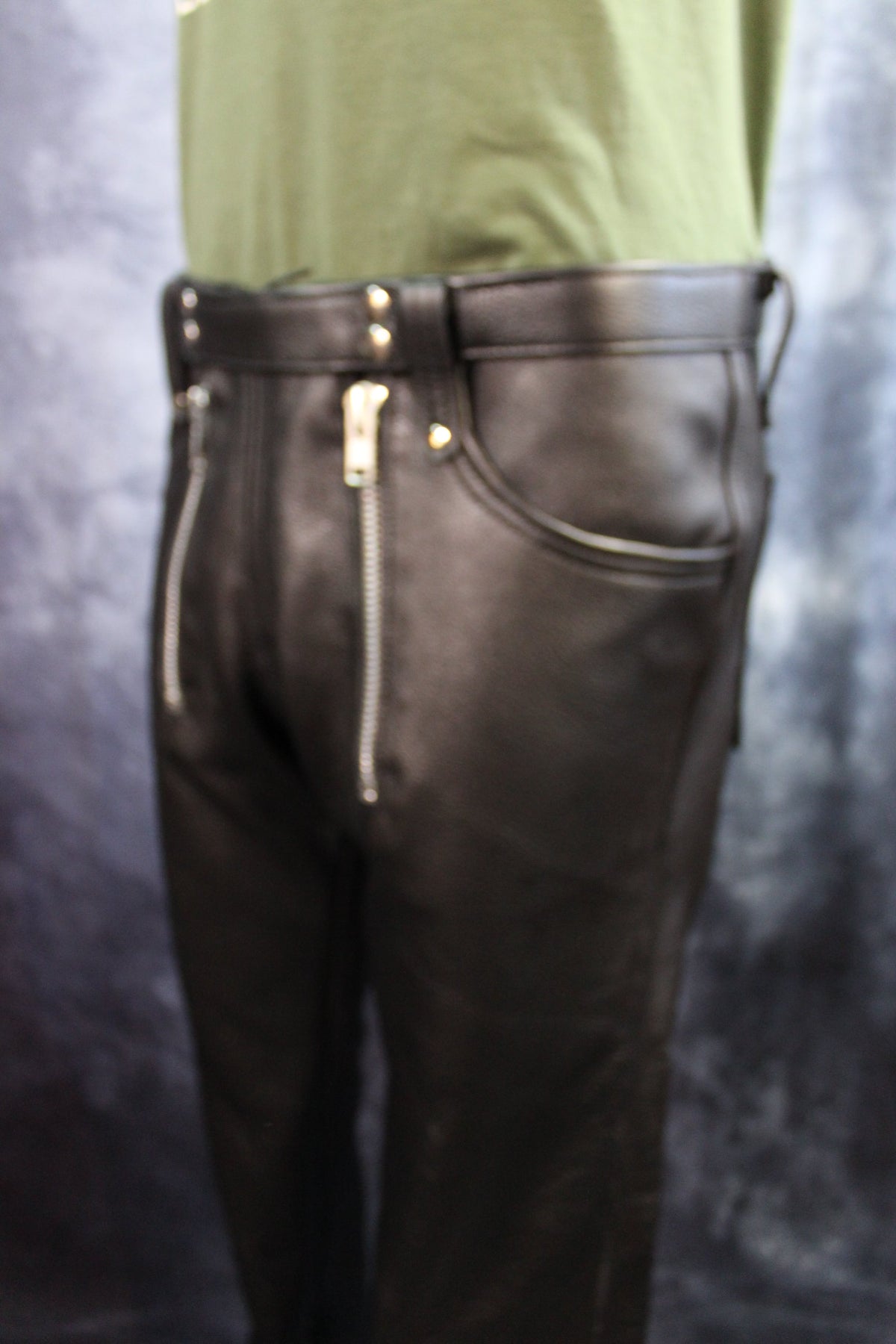 Front Access Leather Pants - view 37