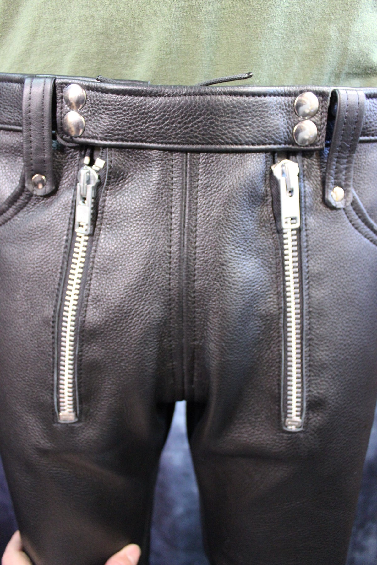 Front Access Leather Pants - view 39