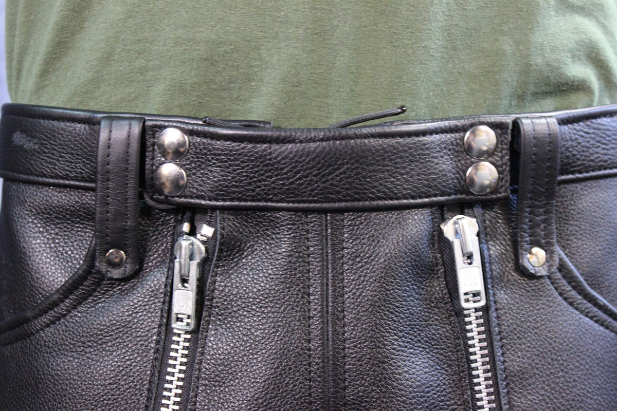 Front Access Leather Pants - view 42